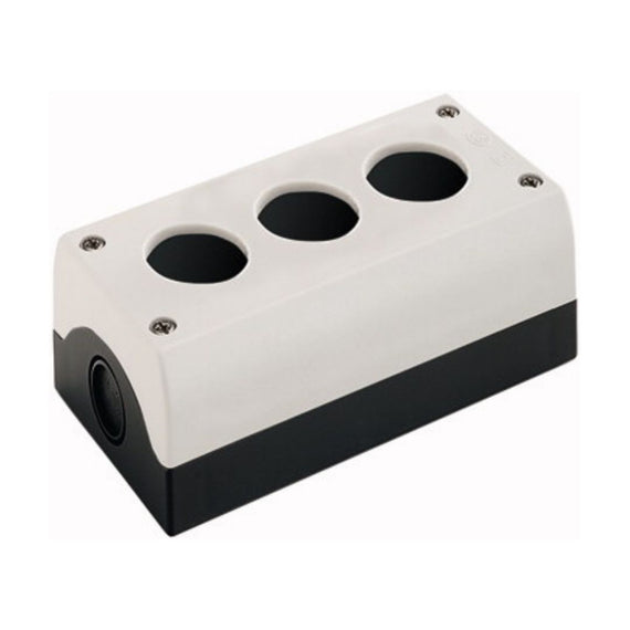 M22-I3 Caja gris de 3 orificios