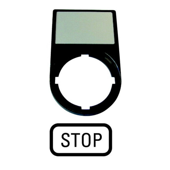 M22S-ST-GB0 Portaplaca indicadora Stop