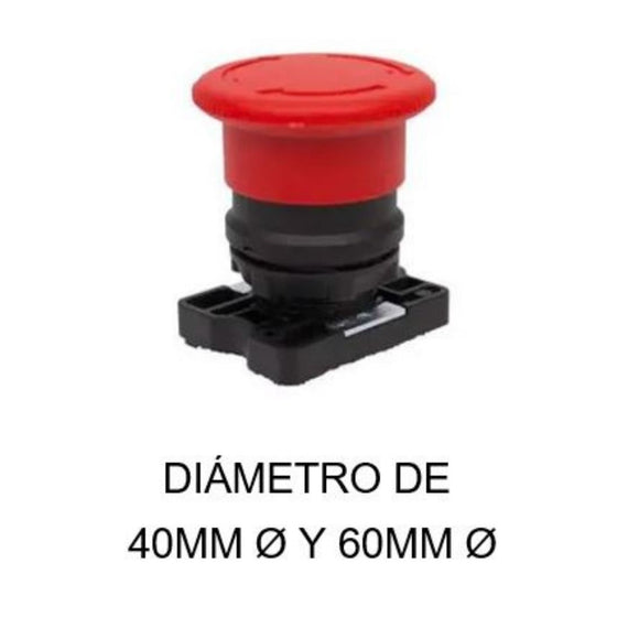 SLPFN1R4 Botón tipo hongo 40mm