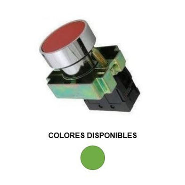 SLMRL1/2 Botón pulsador luminoso metálico