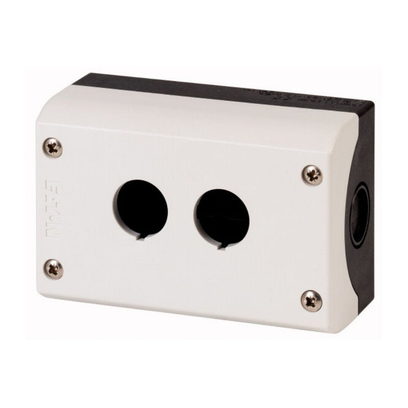 M22-I2 Caja gris de 2 orificios